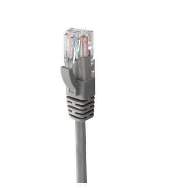 Mach Power Patch Cord UTP CAT5E 0,5MT CCA Plug RJ45 Colore Grigio CV-LAN-050