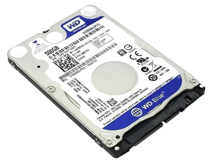 Western Digital Hard Disk 2,5" SATA-6 500GB 5400RPM 8MB WD5000LPCX