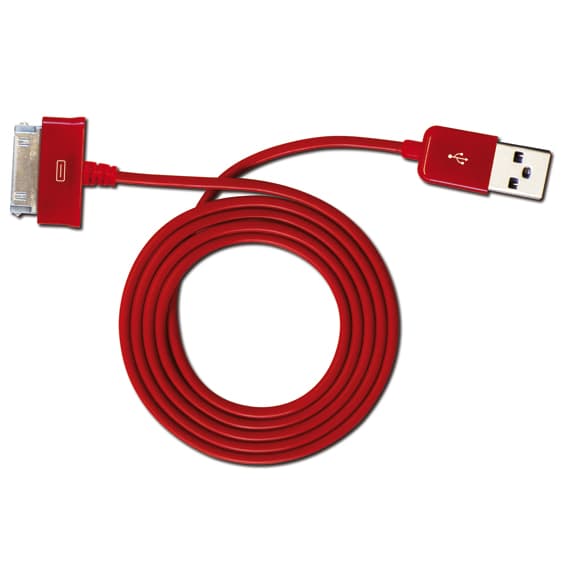 Tecnoware Mobile Cable Power Adapter Samsung Galaxy TAB 100 CM RED Color FCM16297