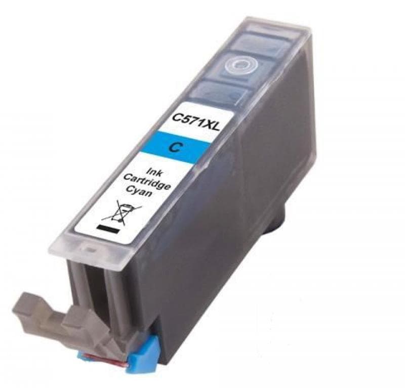 Canon Cartuccia Compatibile CLI-571XLC Ciano 0386C001