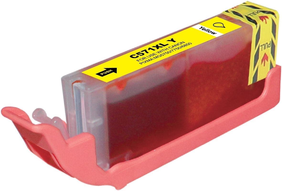 Canon Cartuccia Compatibile CLI-571XLY Giallo 0334C001
