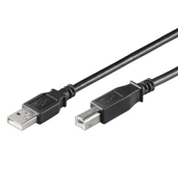 Cavo USB A/B M/M 1,8MT Nero per Stampanti CC-100102-020-N-B