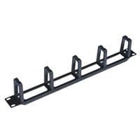 WP RACK Panello Guidacavi 1u, Nero Ral9005