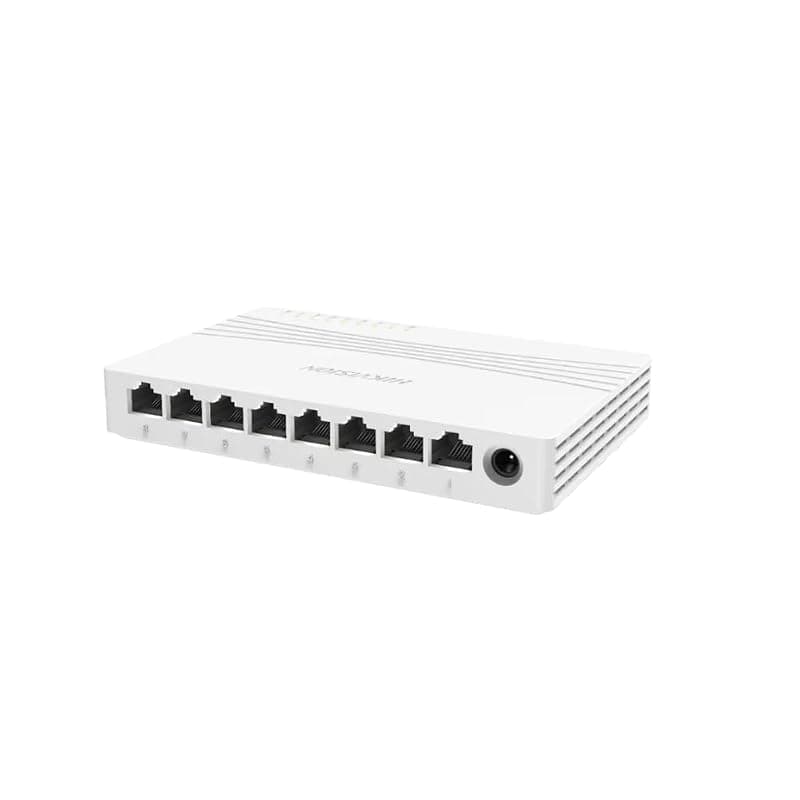 Switch 8 Porturi Gigabit Hikvision DS-3E0508D-O, Unmanaged, 8 Gigabit RJ45 ports, Plug & play, Support ADI/ADIX, Standard: IEEE