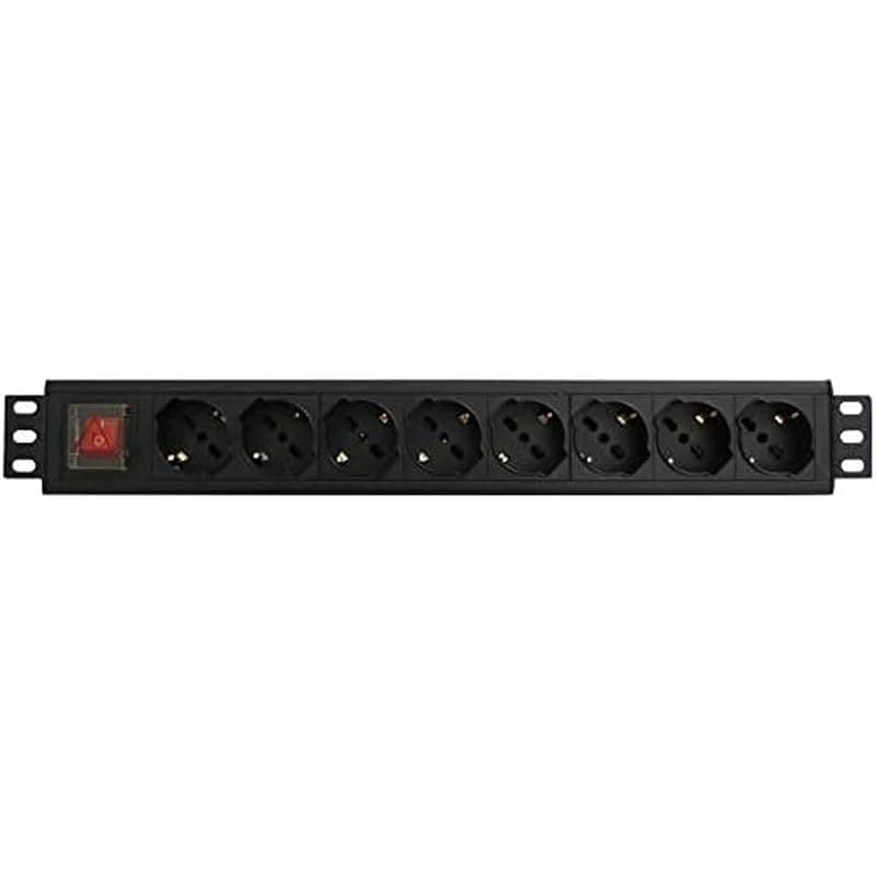 WP Multipresa Rack 19" 8 x ITA/Schuko Spina Schuko 16A WPN-PDU-G01-08