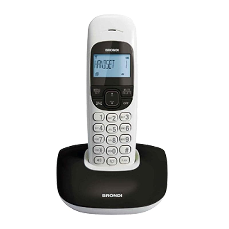 Brondi Telefono Cordless Nice Nero/Bianco