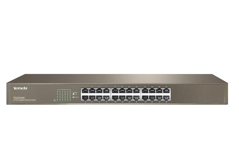 Tenda TEG1024G 24 Porte, Gigabit Switch di Rete 10/100/1000