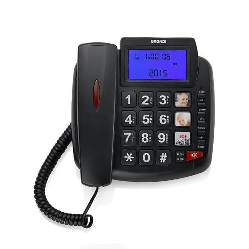 Brondi Telefono da Casa Bravo 90 LCD Nero