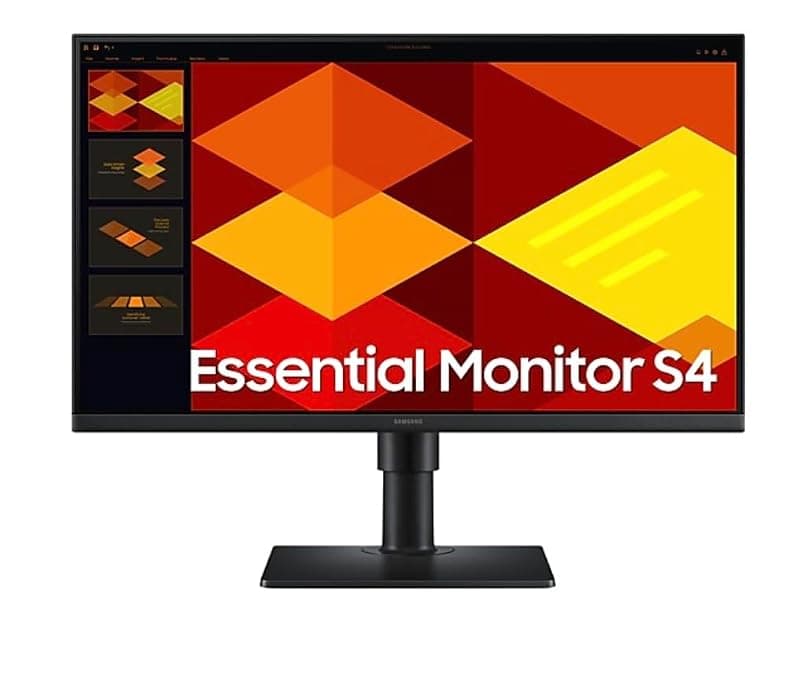 Samsung Monitor LED 24" Full HD 5MS Multimediale HDMI/Display-Port LS24D406GAUXEN