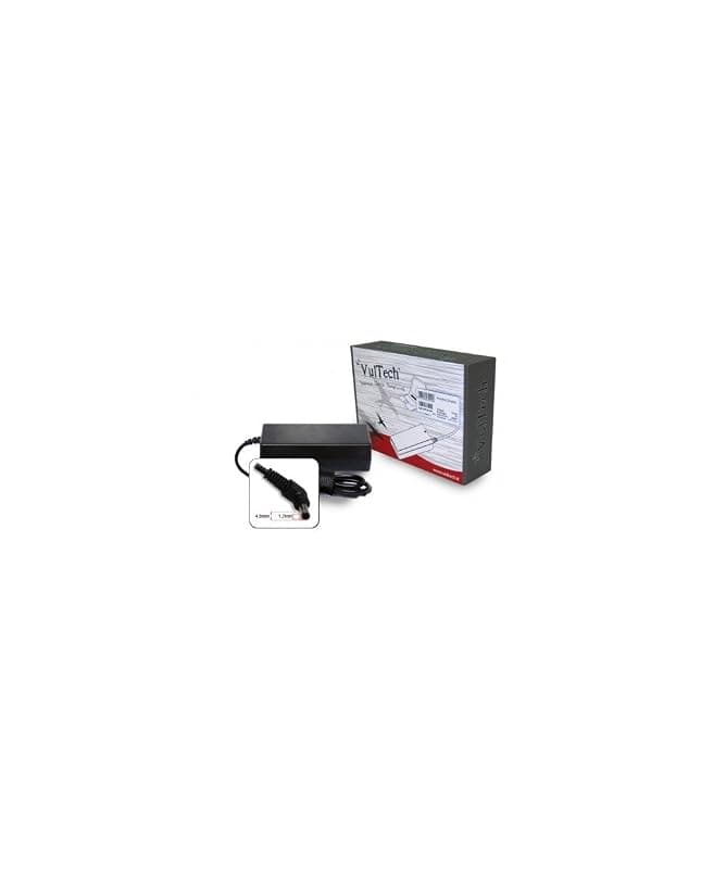 VulTech AS1230J-312 Alimentatore per Asus, 4.8x1.7 mm, 36 W, 12 V, 3 A, Nero