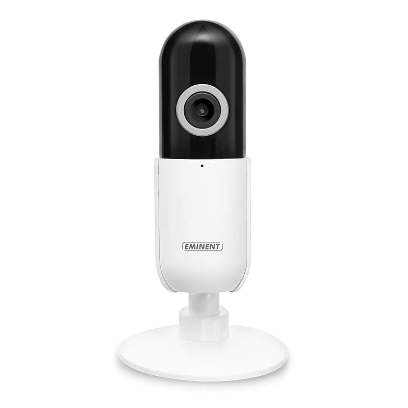 Eminent EM6400 Telecamera di Sorveglianza WiFI, E-Smartlife 720P, per Casa, Bambini, Anziani e Animali, Rilevamento movimento, Audio bidirezionale, Compatibile con Alexa