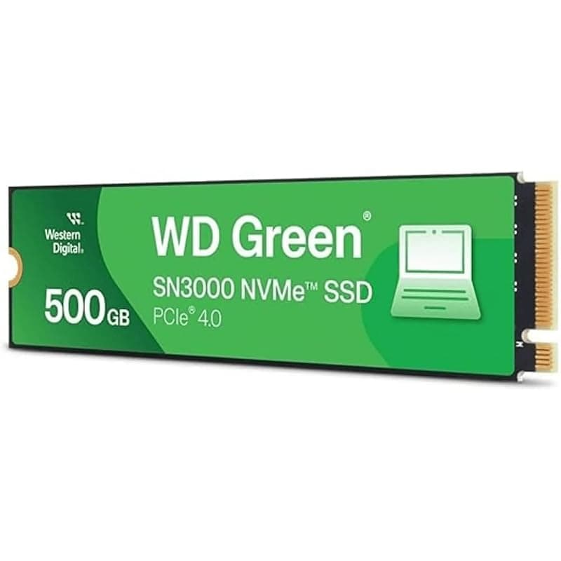 Western Digital Green Sn3000 500Gb M.2 Pci Express 4.0 Nvme Interno Stato Solido