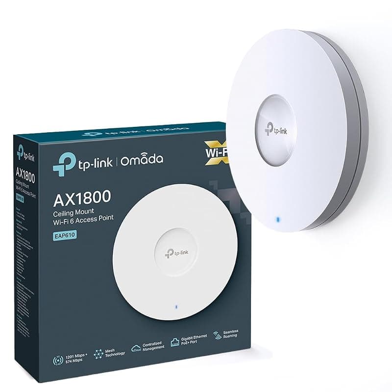 TP-Link EAP610 Access Point Wi-Fi 6 AX1800Mbps Gigabit Dual-Band, PoE
