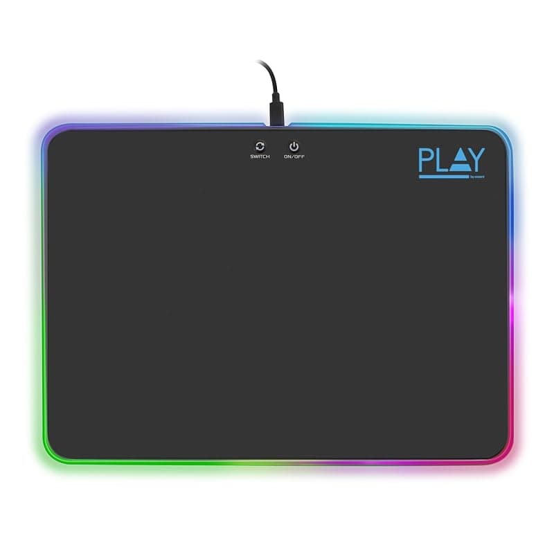 Play BY Ewent Mousepad Gaming LED RGB 35*25 PL3341