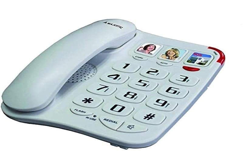 Majestic Telefono Fisso Billy 201 Bianco