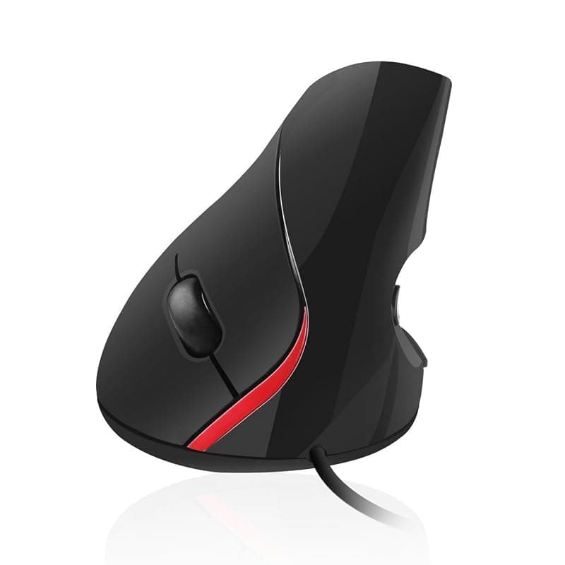Ewent Mouse Ergonomico Contro Tunnel Carpale con Impugnatura Verticale 100DPI USB EW3156