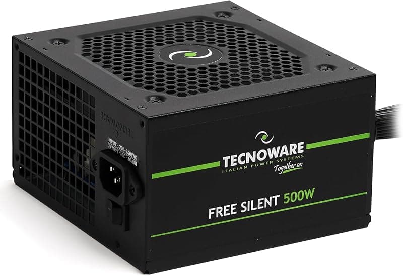 Tecnoware PC Power Free Silent 500W 12 CM PSU FAL506FS12B