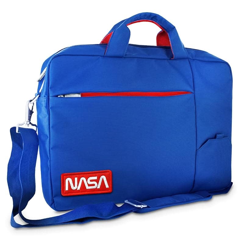 Atlantis Borsa Notebook THE Moon Project BAG 15,6" Blu Logo Nasa Worm NS-KLM180705-A