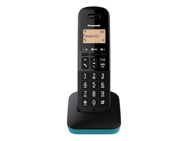 Panasonic Telefono Cordless TGB610 Nero/Blu