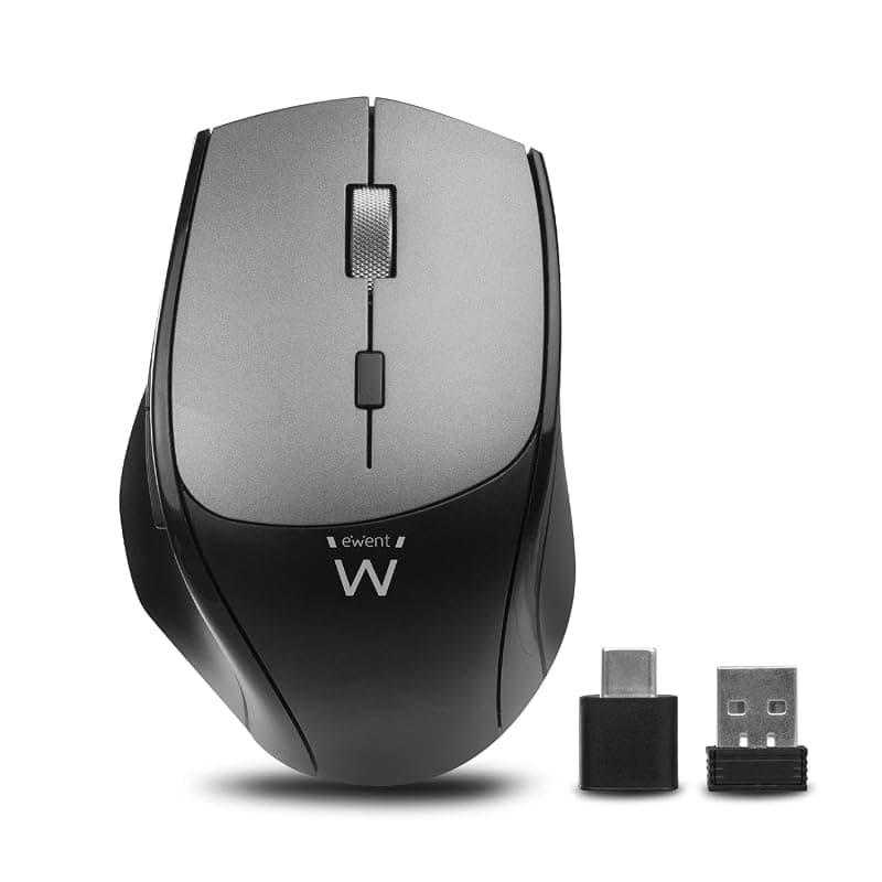 Ewent Mouse Ottico Wireless 2400DPI Doppio Ricevitore EW3245