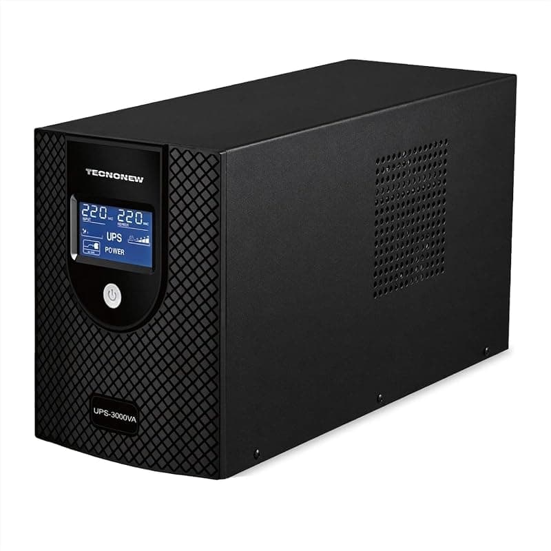 Tecnonew UPS 3000VA/1800W 4 Schuko TN-3000VA-LCD