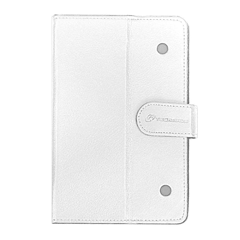 Techmade Flip Cover per Phone Tablet 6,5" Bianca TM-P651