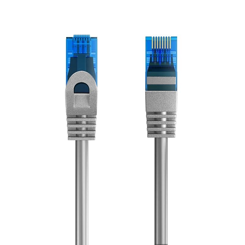 Ewent EW-5U-010 Cavo di Rete, Patch Cat 5e U/UTP, AWG 26/7, 2 Connettori RJ45, 1m, Grigio