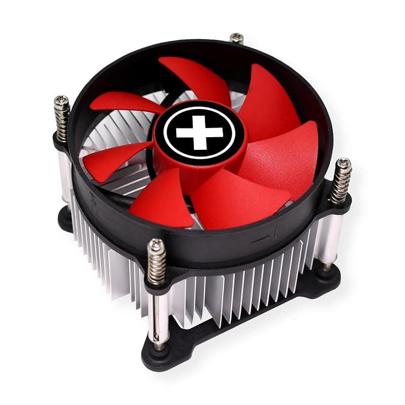 Xilence XC032 Performance C Serie | Radiatore CPU | I250PWM | Backplate | Ventola PWM da 92 mm | 95 Watt TDP | Intel | rosso/nero/argento
