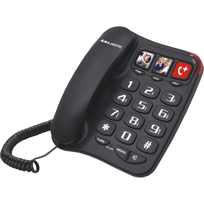 Majestic Telefono Fisso Billy 201 Nero
