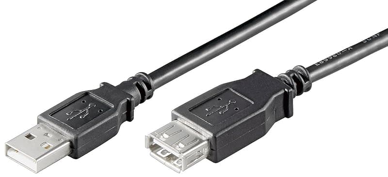 Ewent Cavo Prolunga USB 2.0 A/A M/F 1,8 MT Nero EW-UAA-018-P EC1012