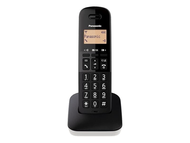 Panasonic Telefono Cordless TGB610 Nero/Bianco
