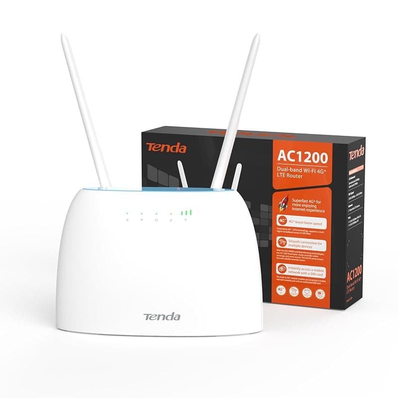 Tenda Router Wirless 4G LTE AC1200 Dual-Band WIFI 4G09