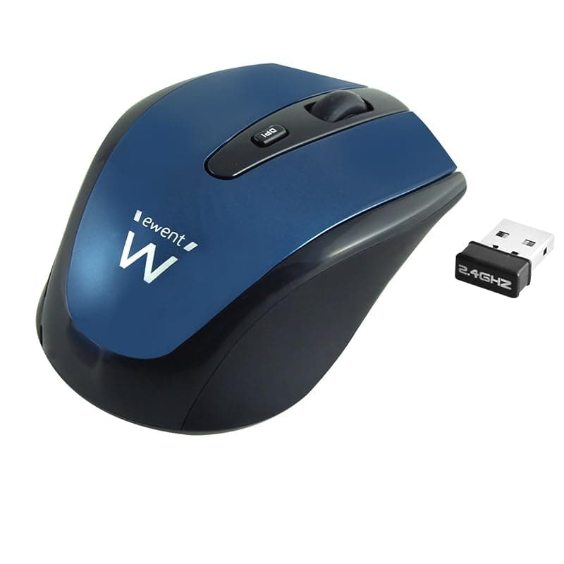 Ewent EW3218 - Mouse wireless, blu