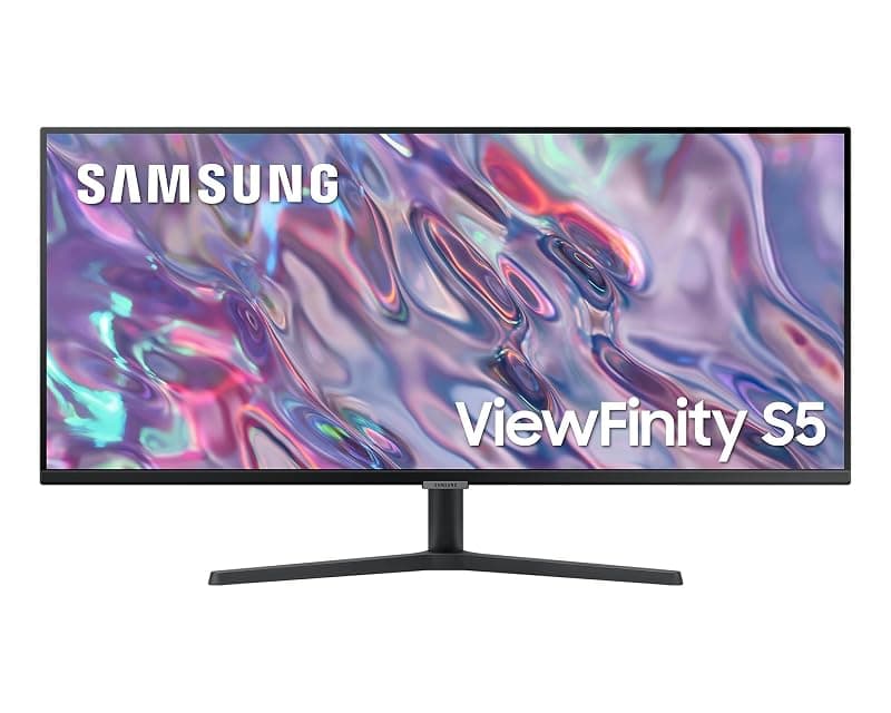 Samsung Monitor IPS LED 34" Viewinfinity S5 Wqhd 5MS HDMI/Display-Port LS34C500GAUXEN