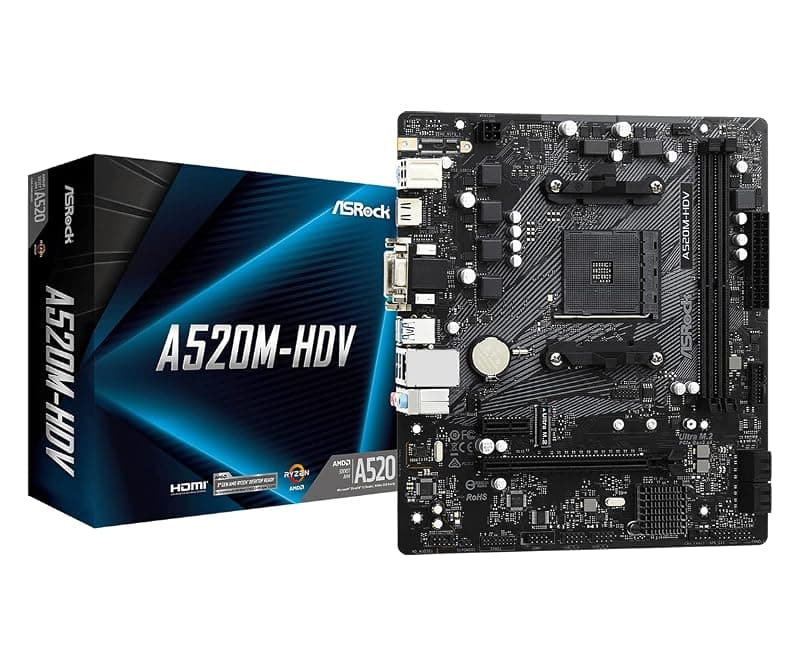 Asrock A520M-HDV - Scheda madre