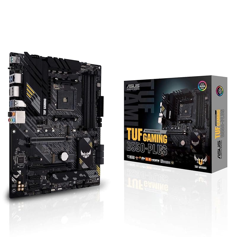 ASUS TUF GAMING B550-PLUS, Scheda Madre AMD ATX, Slot DDR4, Nera